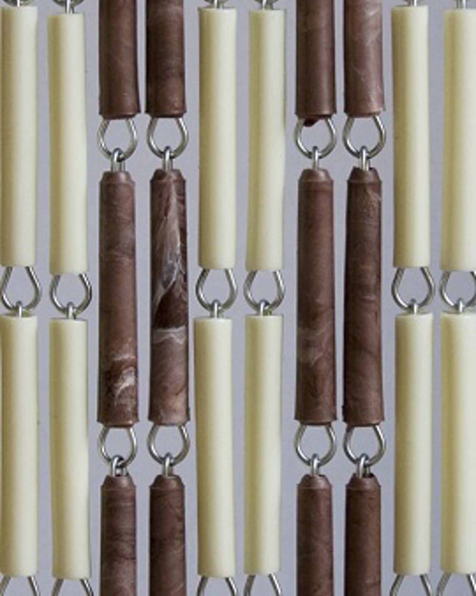 Vliegengordijn Hulzen Crème-Bruingevlamd - 100cm x 240cm